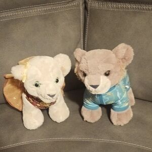Build A Bear limited series Lion King young Nala and Simba NWOT